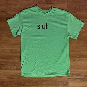 Spencer’s Graphic Tee “Sl*t” Shirt